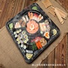 wholesale disposable printing square Sushi Box Cold platter high-grade Cold platter Packing box circular Take-out food Sushi Box