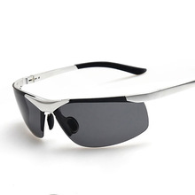 厂家直销眼镜批发6806铝镁男士太阳镜 驾驶镜 偏光太阳眼镜墨镜