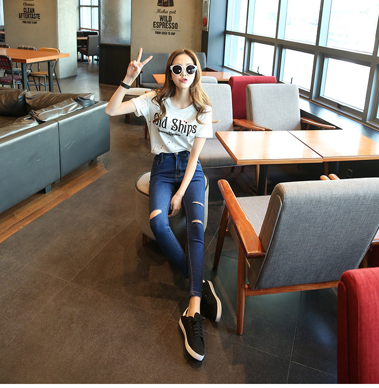 Pantalon léger femme en cow-boy - Ref 3430025 Image 17