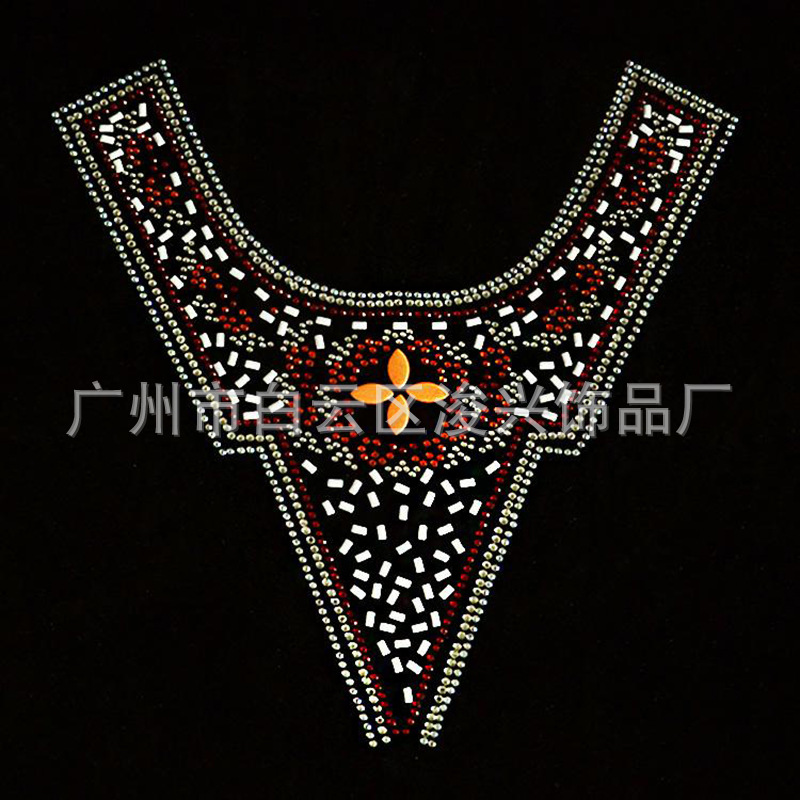 厂家生产批发女装衣领服饰烫图 加工高档烫钻 新品男装烫图-阿里巴巴