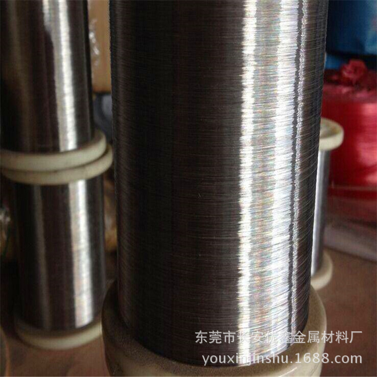 大钢厂304不锈钢光亮线 无磁性簧线 规格Φ0.15mm 0.2mm 0.25mm