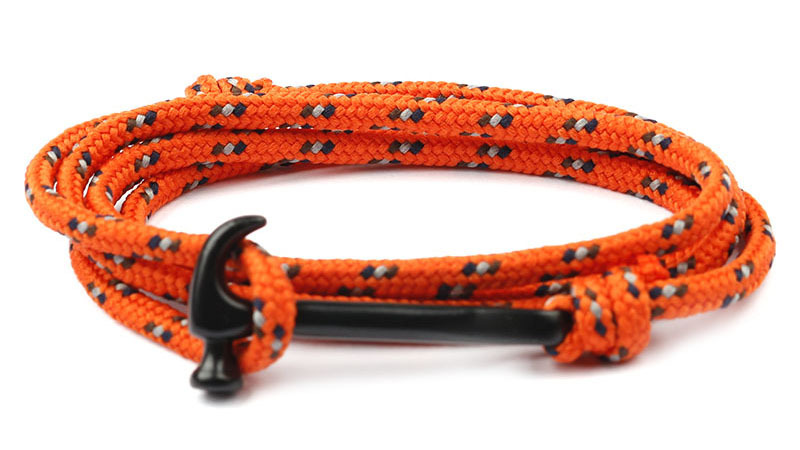 10g Weight Bracelets Classification Alloy, rope Chain Material 1 Piece Quantity Holiday, Daily, Street Occasion Alloy, rope Material Shark Pattern Men's Gender Layered Design Casual, Simple Style Style Casual Simple Style Shark Alloy Rope Layered Men's Bracelets Men's Chain Bracelets 32