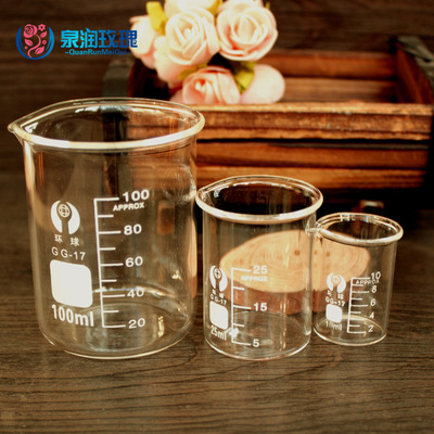 Cross border Specifically for Glass beaker 100ml high quality Thick High temperature resistance Graduate DIY tool Pyrex