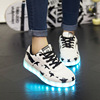 Fluorescence lightweight sneakers for beloved suitable for men and women, Korean style, wholesale