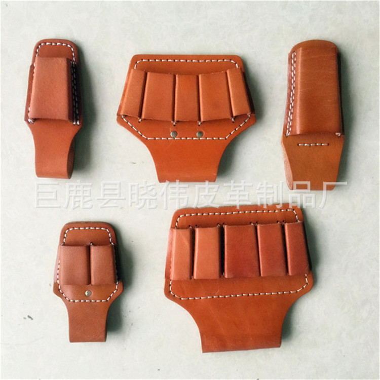 Zurriago alicates eléctricos conjunto cuádruple zurriago herramienta cintura bolsa de piel de vaca multifuncional herramienta kit de suministro directo de fábrica