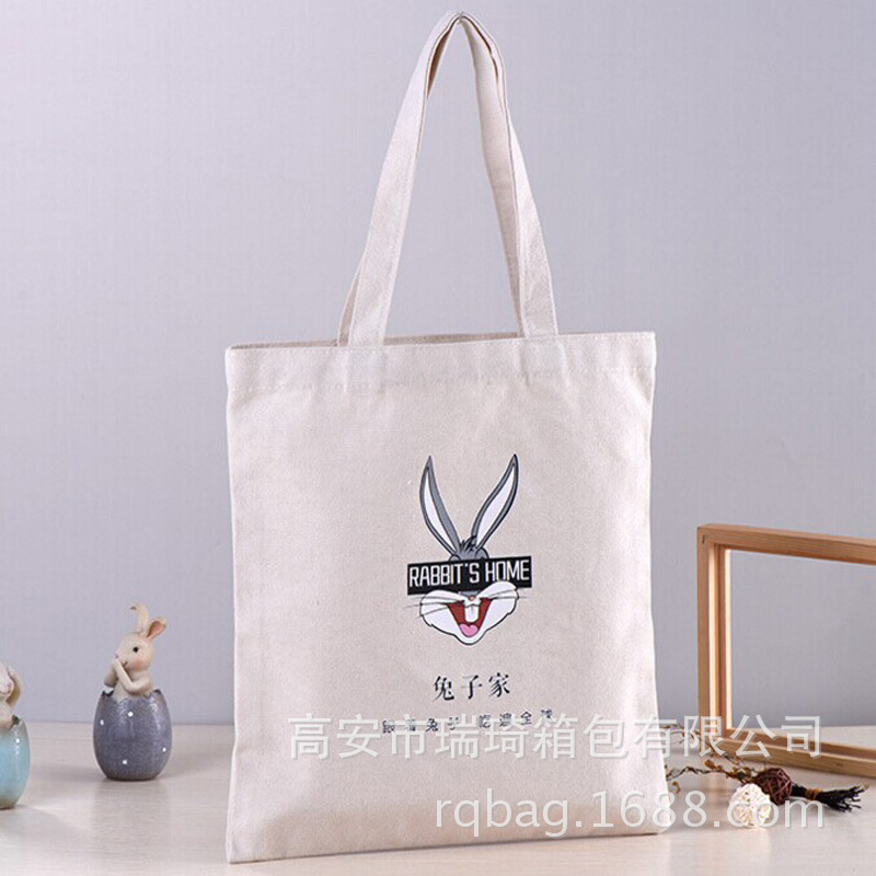 全棉广告帆布背包袋 厂家现货 环保棉布手提包 棉布袋购物礼品袋