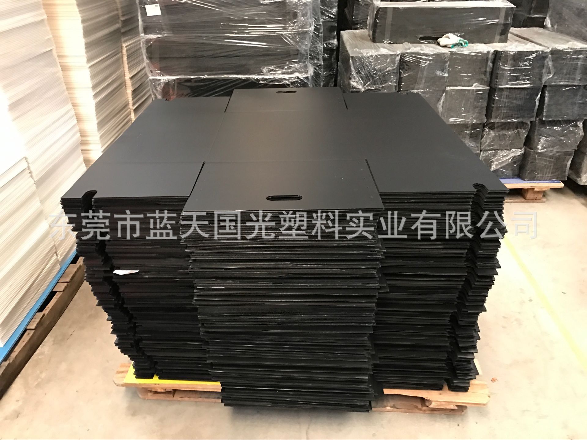 【蓝天厂家】供应防静电中空板 黑色防静电塑胶板 真空板