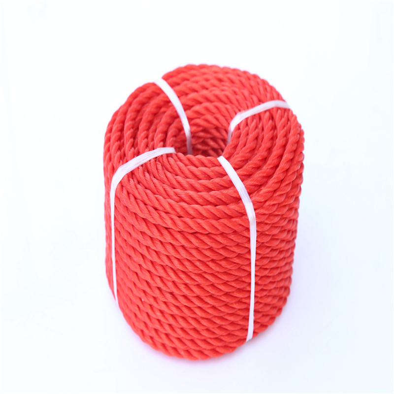 常年供应PE绳4mm质量可靠 聚乙烯3股绳 各种彩色