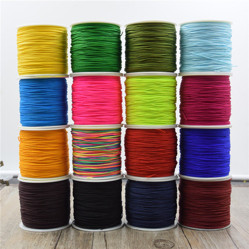 Taiwan Chengxin Brand No. 72 Jade Thread DIY Handmade 0.8mm Braided Red Thread Chinese Knot Thread Material