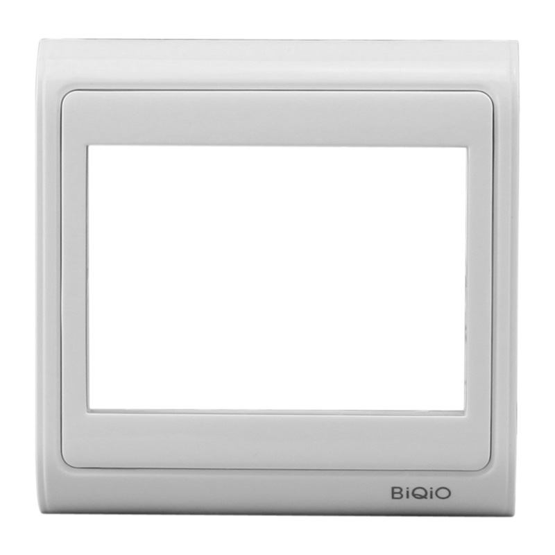 N86-903 三位竖装外框任选功能件组合式面框家用插座86型墙面插座