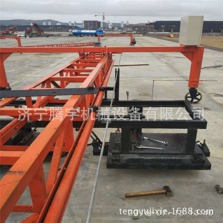 厂家供应大型双副悬浮刻纹机 路面刻纹机混凝土桁架悬轨刻纹机现