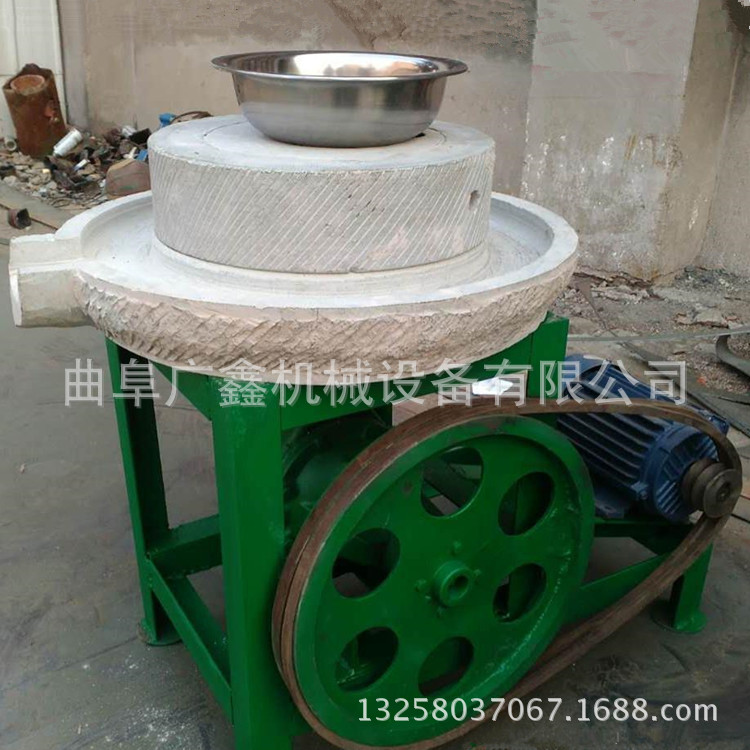 生産豆漿石磨廠家 多用途電動石磨 商用型電動石磨型號齊全