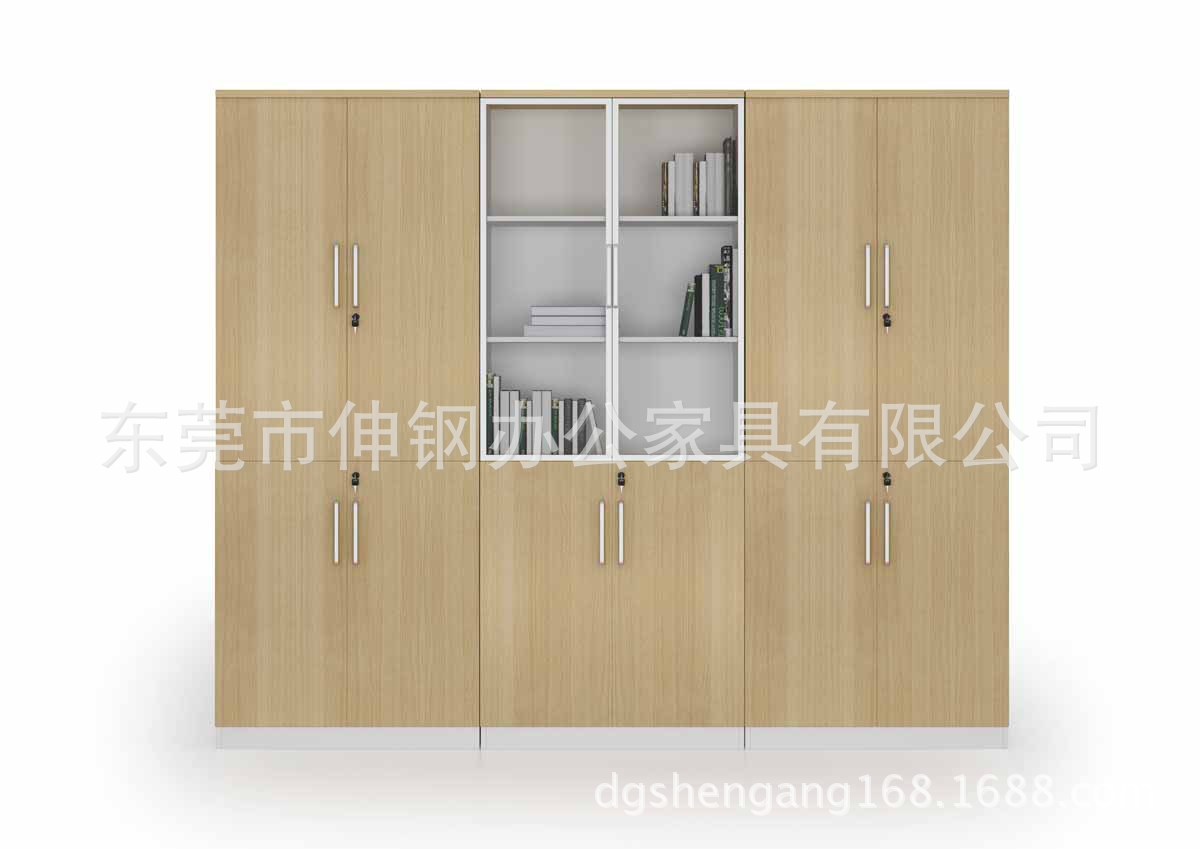 时尚木制文件柜 简约隔断档案陈列书壁柜 东莞深圳办公家具-阿里巴巴