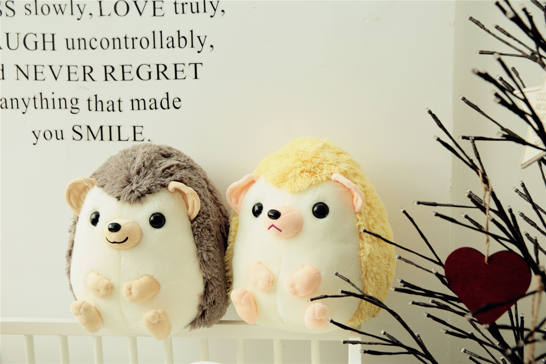 圆滚滚刺猬公仔