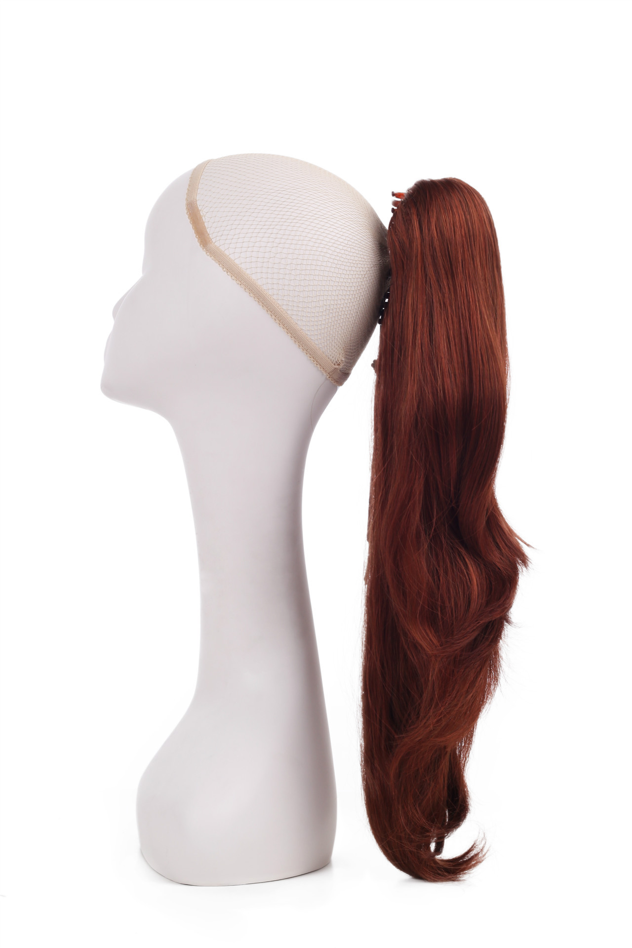 Cabello largo Europa América África exportación de alta temperatura pelucas cabello de cola de caballo cabello verdadero otras fibras químicas