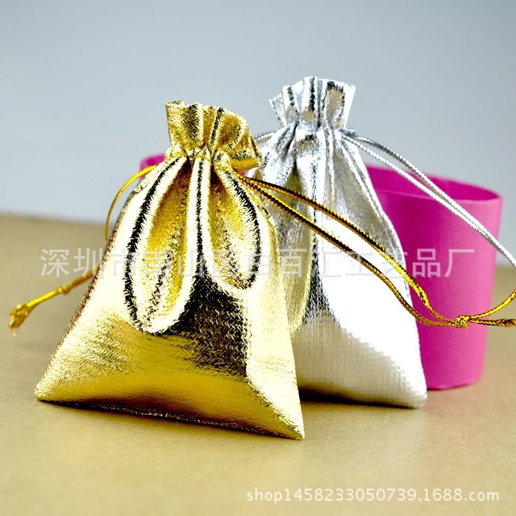 现货供应7*9金布首饰袋各种尺寸纱袋 欧根纱网纱袋喜糖袋婚庆袋