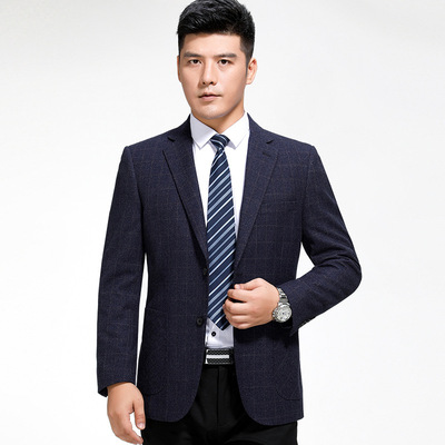 Direct selling high-grade brand quality goods man 's suit Men's leisure time suit wool DP Autumn and winter Thick section middle age coat