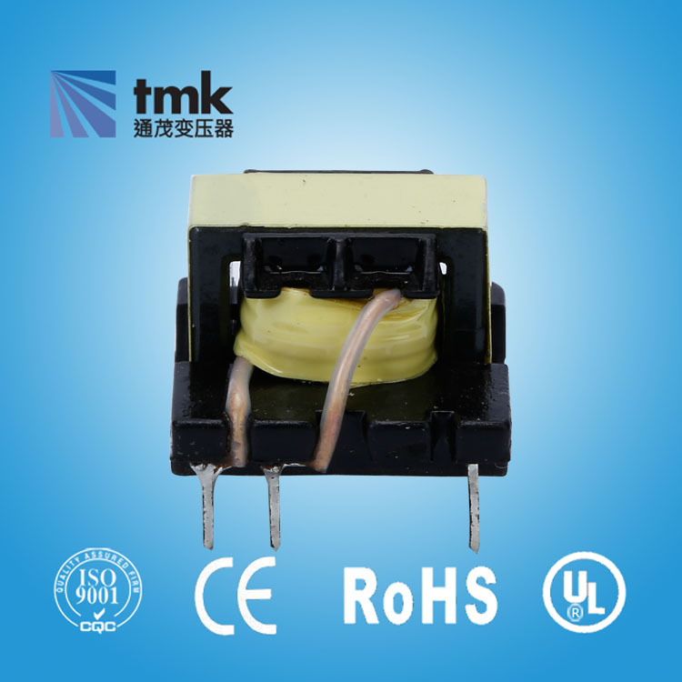 EE13立式5+4脚骨架排距加宽过安规电源电子变压器