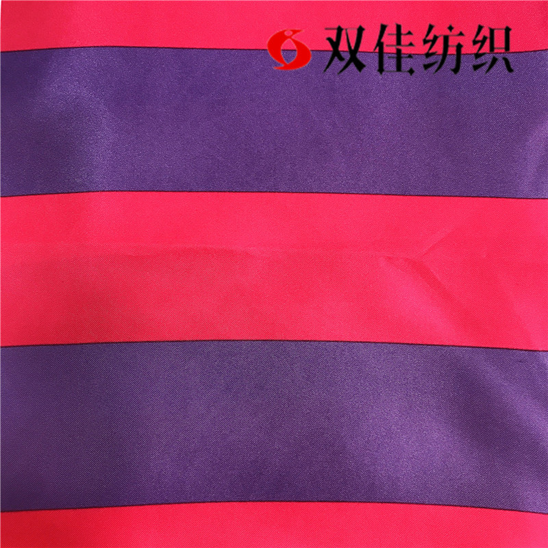 【厂家供应】印花条纹色丁绸缎布料仿真丝面料 汉服唐装礼盒里布
