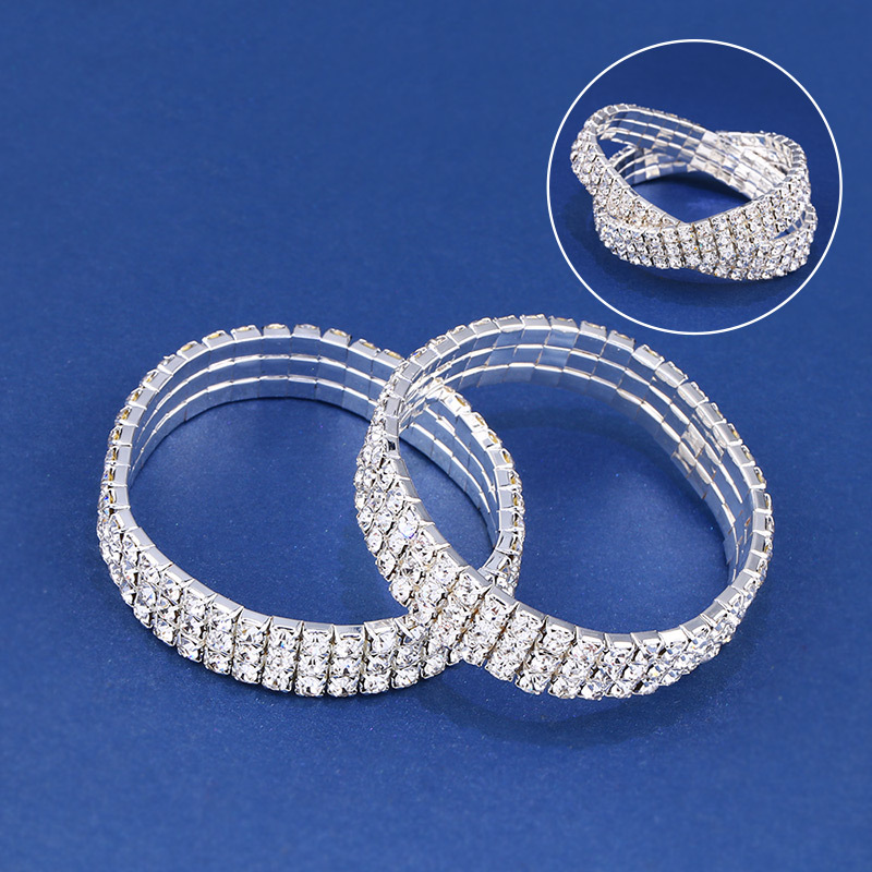 Fashion Crystal With Rhinestone Bracelet display picture 5