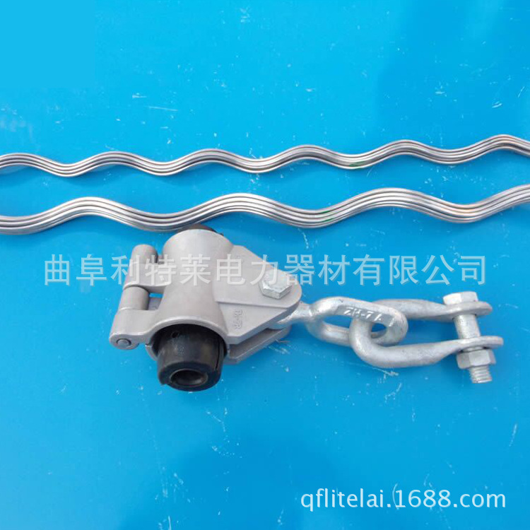 预绞丝悬垂线夹 悬垂线夹 100米档距悬垂串电力金具  厂家直销