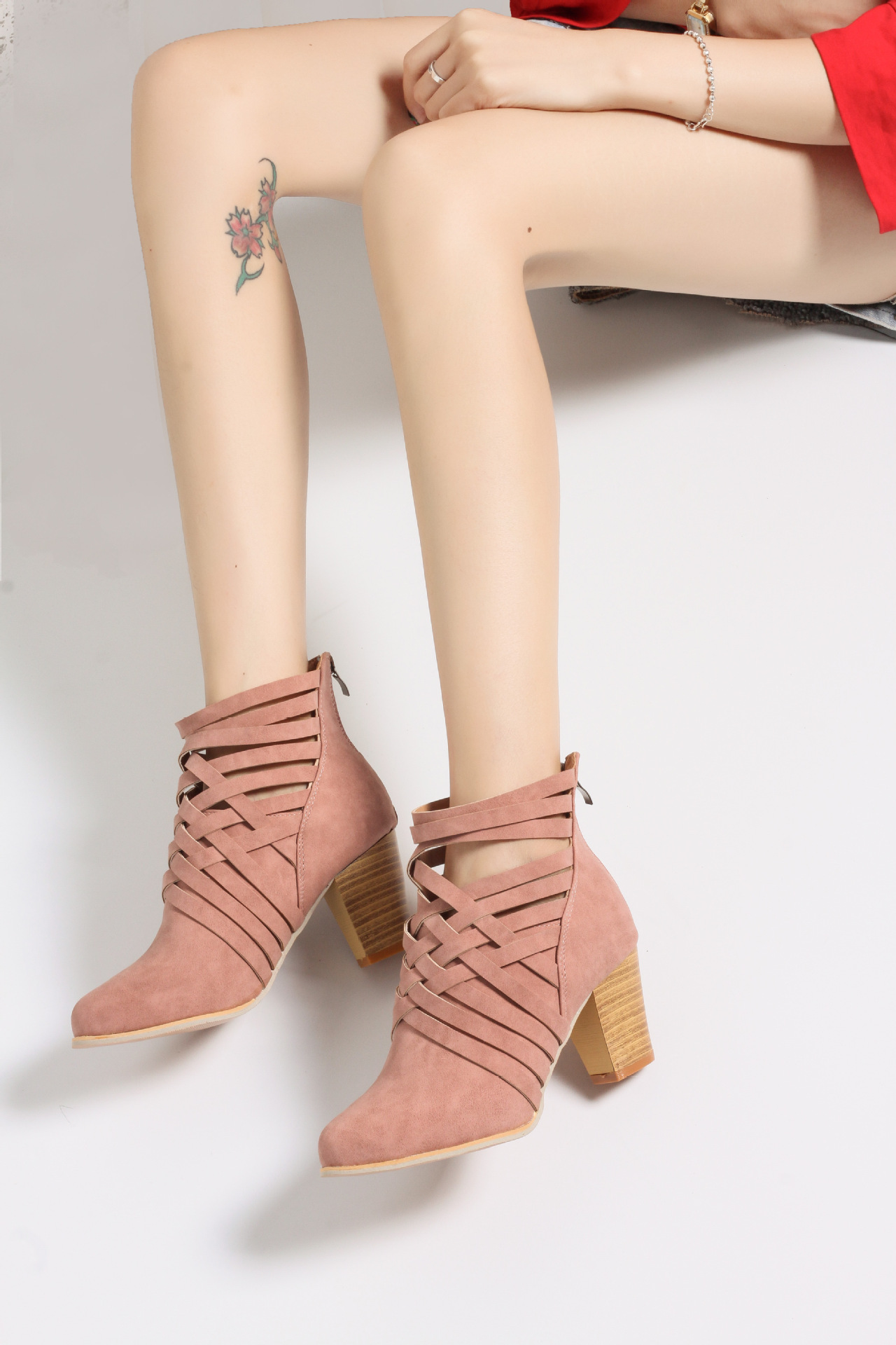 Bottes femme en PU artificiel - Ref 3354897 Image 3