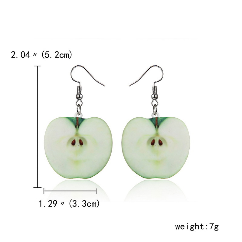 1 Par Moda Fruta Arílico Mujeres Pendientes De Gota display picture 10