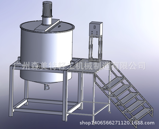 1000公斤液体搅拌机 1000升搅拌罐 1吨多种物料混合搅拌桶