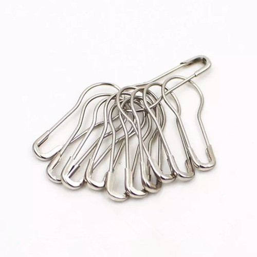 Durable and safe iron gourd-shaped pin for daily use at home, thick and thin tag pin, metal clothing small pin