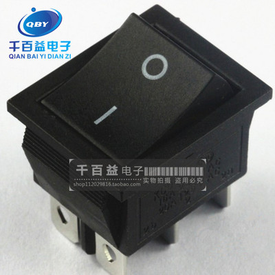 Large current ship(Shape)switch Double Pole Six feet black