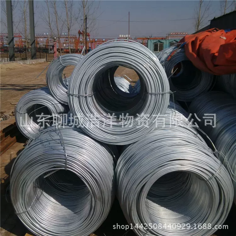 新疆镀锌圆钢现货供应q235热浸锌盘圆加工生产建筑避雷接地引下线