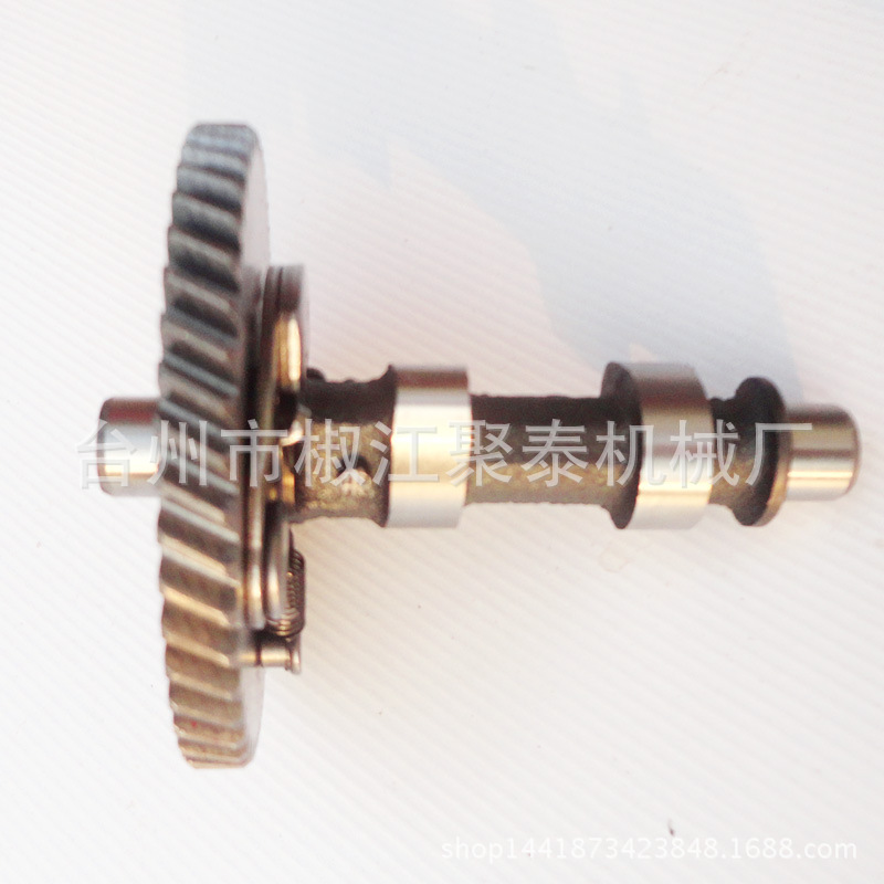 汽油发电机配件 154F 156F 1kw 凸轮轴 汽油机152F凸轮轴 直齿 斜
