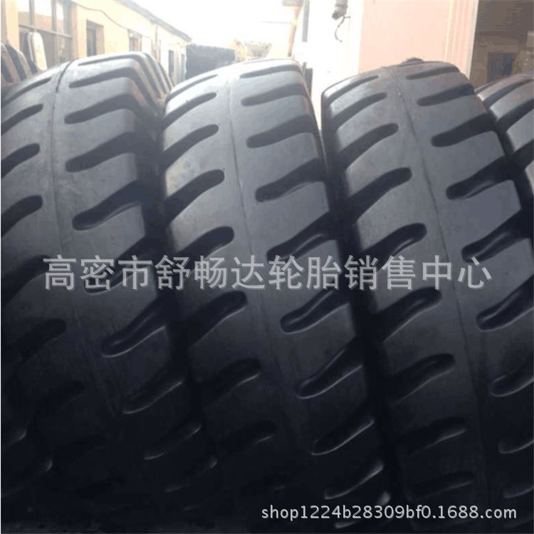 销售 矿用自卸车轮胎 18.00-25 港口用 羊角花纹 装载机轮胎