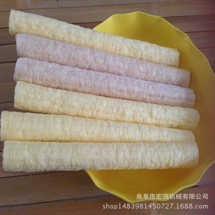邯郸螺旋膨化成型机 空心棒麻花机器 膨化机生产