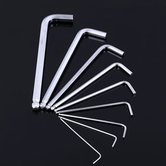 Matt, mirror hexagon socket wrench, metric hexagon socket ball head wrench, multi-spec matte L-shaped wrench