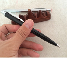保尔037礼品圆珠笔 学生书法练习钢笔 商务广告转动金属圆珠笔