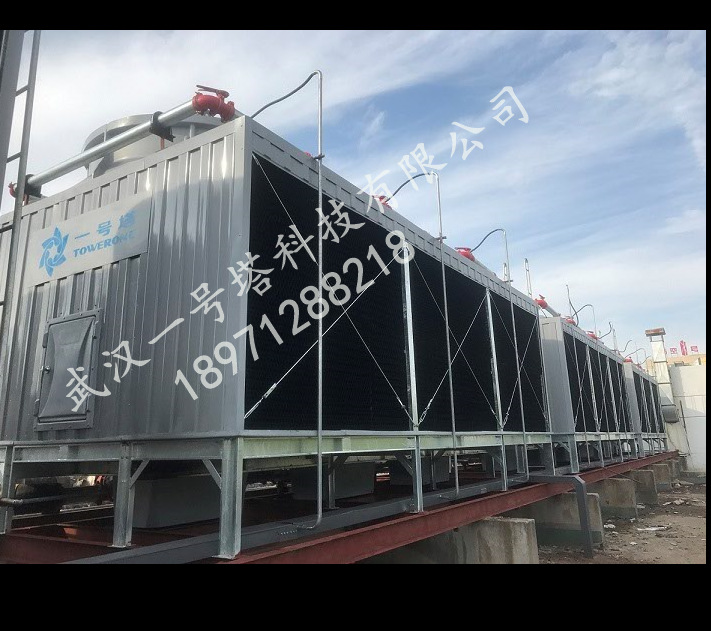 湖北厂家直销玻璃钢冷却塔方形横流式冷却塔环保高效低噪音冷却塔