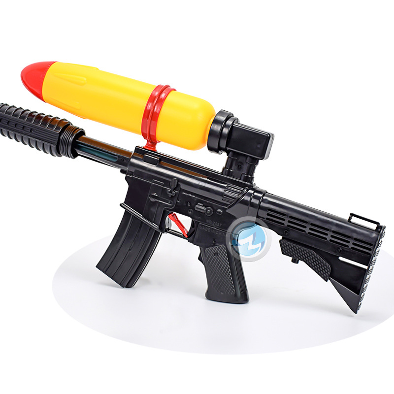 Bomba de presión de aire para niños pistola de agua juguete Playa Grande de alta presión AK simulación pistola de agua Zhengmei 7037 fabricante en stock