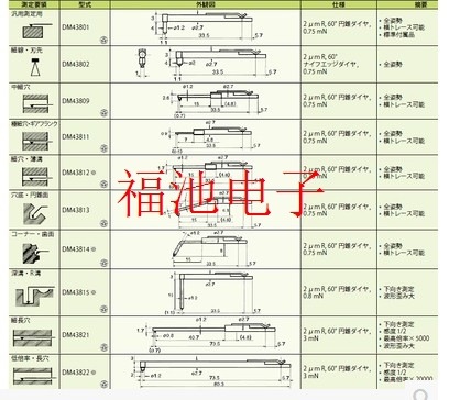 直供日本原装ACCRETECH东京精密DM43815粗糙度轮廓仪高精度测针