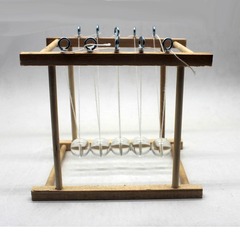 Science and Technology Small Production Newton's Pendulum Children's Science Experiment Bump Ball Physics Billiards Children's Palace DIY Creative Works