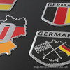 Metal modified sticker, decorations, Great Britain, USA, Germany, Italy