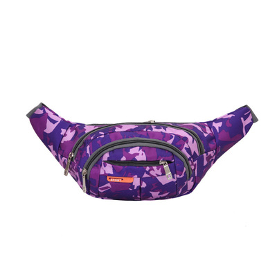 女包迷彩尼龙腰包男大容量胸前包户外骑行防水零钱手机包厂家批发|ms