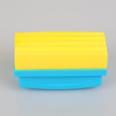 水溶性无尘粉笔水洗板擦胶棉板擦厂家直销教学办公设备一件代发