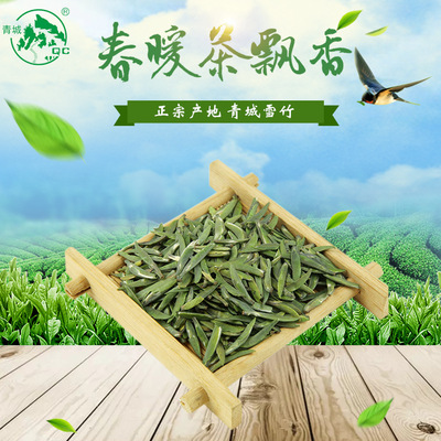 绿茶2019新茶四川茶叶青城雀舌雪竹散装批发直销