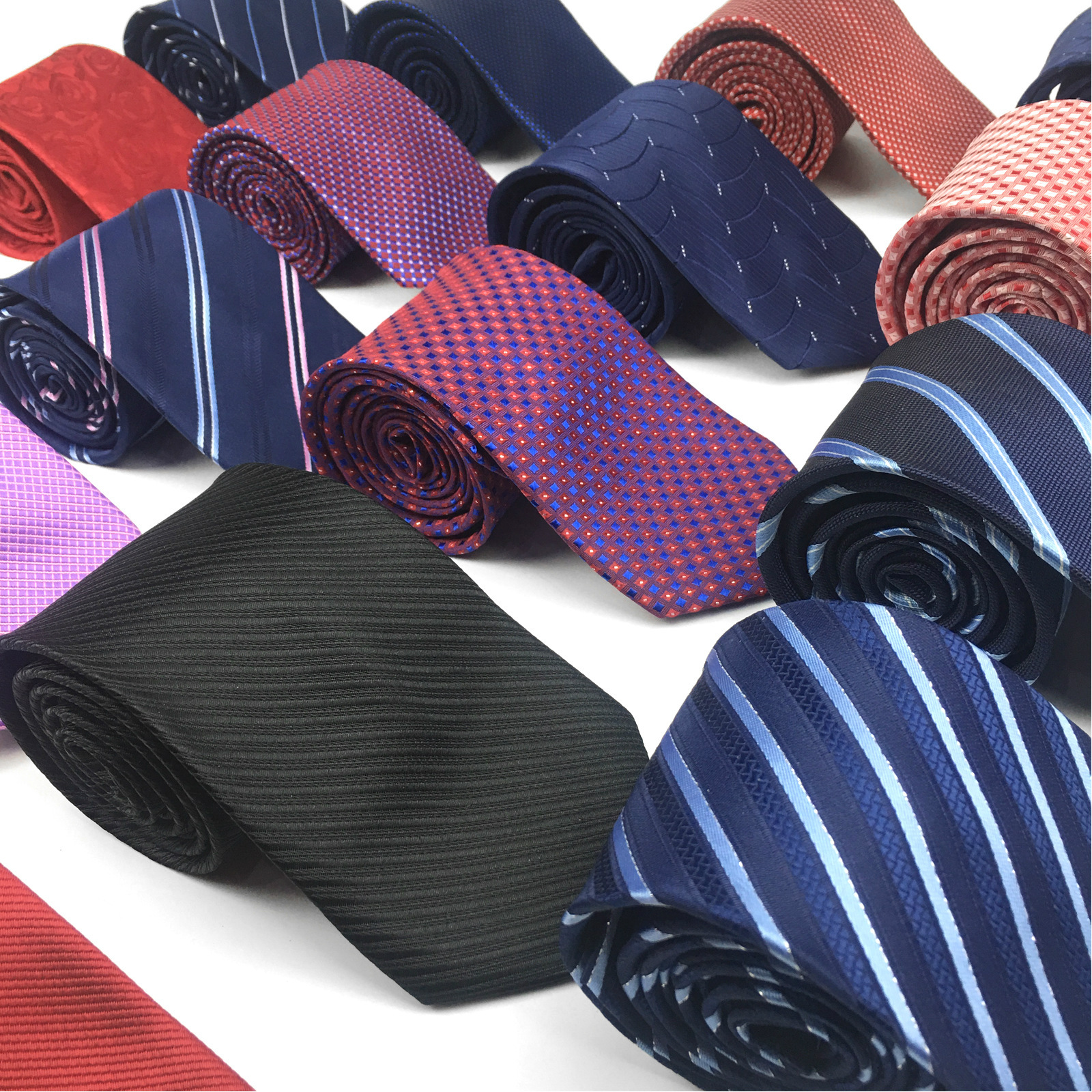Men's business bow tie 8CM polyester jac...