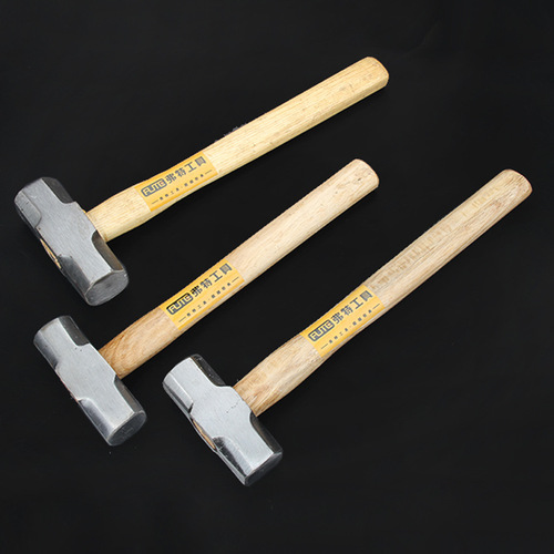 Ford log handle octagonal hammer square head carbon steel hammer home decoration hammer 4p6p8p non-standard small body