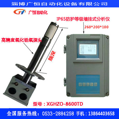 Zirconia Oxygen Analyzer Oxygen Transmitter Inline Oxygen probe Zirconia Analyzer Oxygen analyzer
