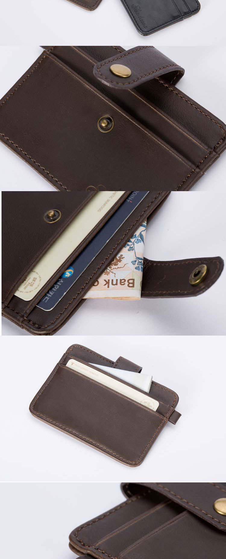 2020 التجارة الخارجية الإبداعية الجديدة بو حقيبة بطاقة رجالية غير رسمية وخفيفة الوزن حمولة بطاقة تحمل مصنعي المحفظة بالجملة display picture 5