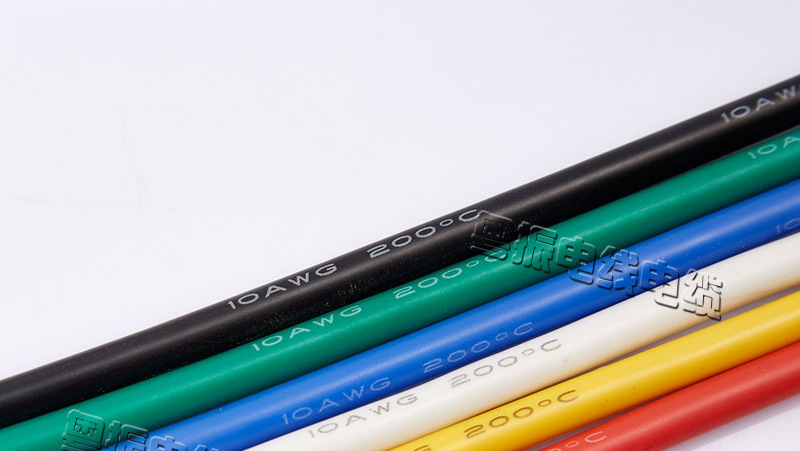 Cable de silicona extra suave 12AWG amarillo y verde