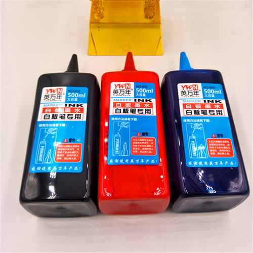Wholesale whiteboard pen ink, whiteboard pen refill/filling liquid, erasable whiteboard water, large bottle 500 ml